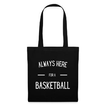 Gift basketball basketball funny sport passion - Tote Bag - black - Front