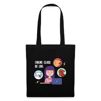 Online class design for young proud Pinoys - Tote Bag - black - Front