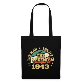 1943 Birthday Born In 1943 Retro Vintage - Tote Bag - black - Front