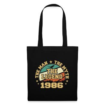 1986 Birthday Born In 1986 Retro Vintage - Tote Bag - black - Front