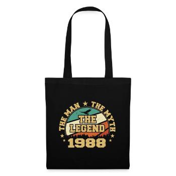1988 Anniversaire Né En 1988 Rétro Millésime - Sac en tissu - noir - Devant