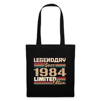 1984 Vintage 1984 Birthday born in 1984 - Tote Bag - black - Front