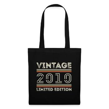 Vintage 2010 - Year 2010 Birthday Gift 2010 - Tote Bag - black - Front