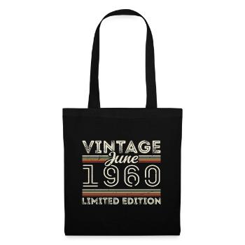 June 1960 June Birthday Present June 1960 - Tote Bag - black - Front
