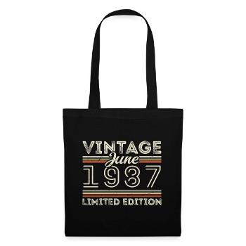 June 1987 June Birthday Present June 1987 - Tote Bag - black - Front
