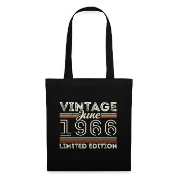 June 1966 June Birthday Present June 1966 - Tote Bag - black - Front