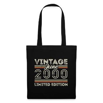 June 2000 June Birthday Present June 2000 - Tote Bag - black - Front