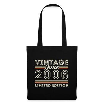 June 2006 June Birthday Present June 2006 - Tote Bag - black - Front