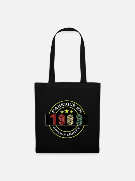 Fabriqué en 1983 Edition limitée - Sac en tissu - noir
