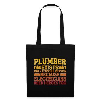 Les plombiers n’existent que pour une seule raison Plombier Gesc - Sac en tissu - noir - Devant