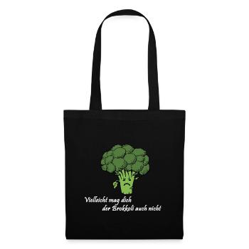 Peut-être que le brocoli ne vous aime pas non plus - Sac en tissu - noir - Devant