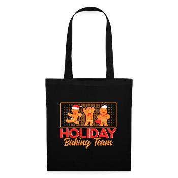 Cookie Baking Crew Christmas Bakery Gingerbread - Tote Bag - black - Front