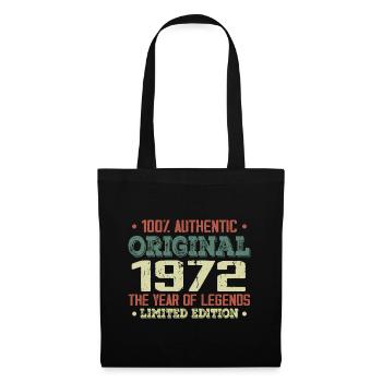 Légende Depuis 1972 Né en 1972 - 52e Anniversaire - Sac en tissu - noir - Devant