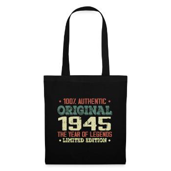 Légende Depuis 1945 Né en 1945 - 79e Anniversaire - Sac en tissu - noir - Devant