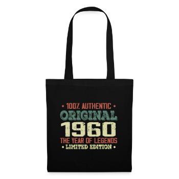 Légende Depuis 1960 Né en 1960 - 64e Anniversaire - Sac en tissu - noir - Devant