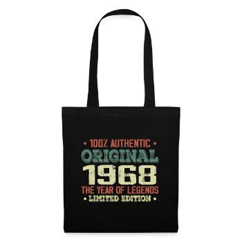 Légende Depuis 1968 Né en 1968 - 56e Anniversaire - Sac en tissu - noir - Devant