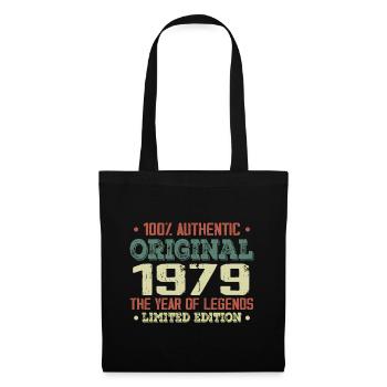 Legend since 1979 Born in 1979 - 45th Birthday - Tote Bag - black - Front