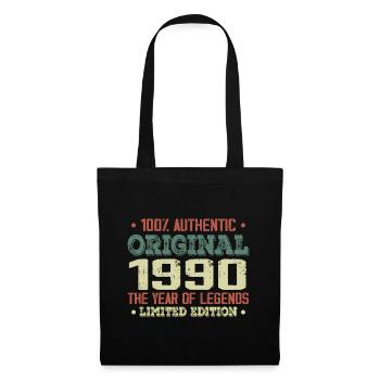 Legend since 1990 Born in 1990 - 34th birthday - Tote Bag - black - Front