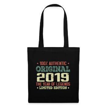 Legend since 2019 Born in 2019 - 5th Anniversary - Tote Bag - black - Front