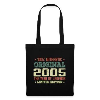 Legend since 2005 Born in 2005 - 19th birthday - Tote Bag - black - Front