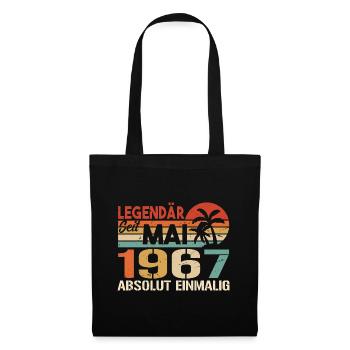 Legendary since May 1967 - Birthday in May 1967 - Tote Bag - black - Front