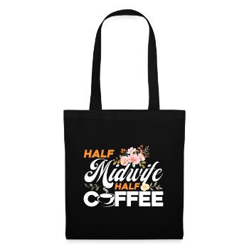 Sage-femme obstétricienne Doula Gift - Sac en tissu - noir - Devant