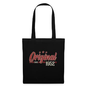Born in 1952 Original Birthday Retro - Tote Bag - black - Front
