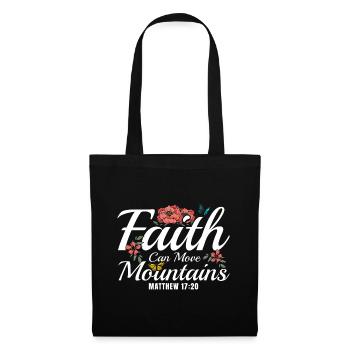 Christian Bible Verse Religious Gift - Tote Bag - black - Front