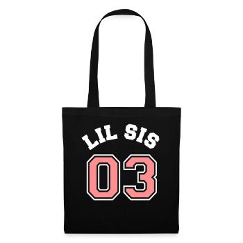 Lil Sis 03 - Little Sister - Sac en tissu - noir - Devant