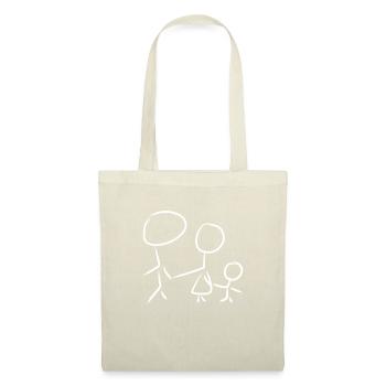 les membres de la famille - Sac en tissu - nature - Devant