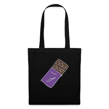 chocolat chocolat - Sac en tissu - noir - Devant