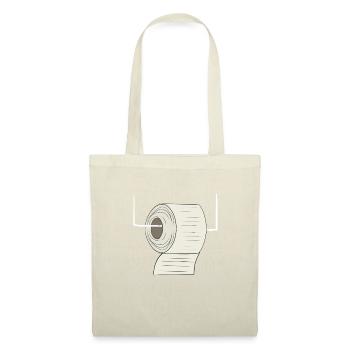 Toilettes en papier toilette - Sac en tissu - nature - Devant