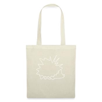 igel umriss cartoon tier symbol - Stoffbeutel - Natur - Vorne