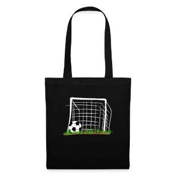 Football goal sport sports athlete grass ball - Tote Bag - black - Front