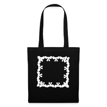 frame square square grinding - Tote Bag - black - Front