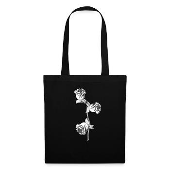 Plant flower rose natural symbol - Tote Bag - black - Front