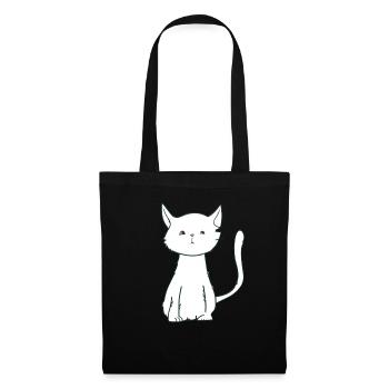 Cat Symbol Animal Cartoon - Tote Bag - black - Front