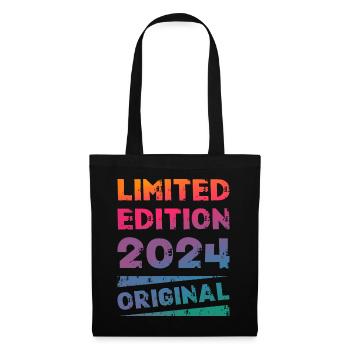 Limited Edition Geburtstag Party Jahrgang 2024 - Stoffbeutel - Schwarz - Vorne