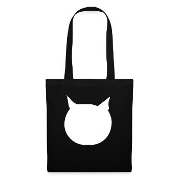 Cat head animal icon cartoon - Tote Bag - black - Front