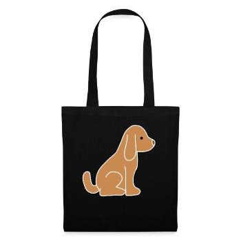 Dog Brown Animal Icon - Tote Bag - black - Front