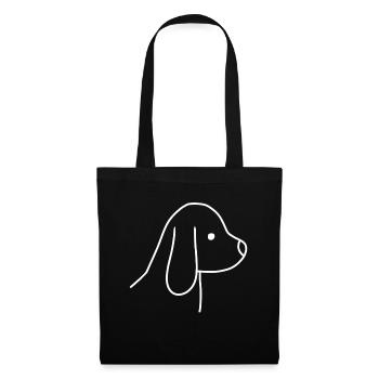 Dog, Head, Animal, Icon, Pet - Tote Bag - black - Front