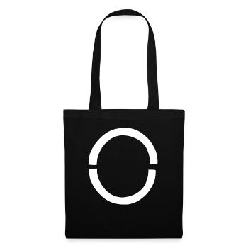 Two Arc Shape Icon Shapes - Tote Bag - black - Front