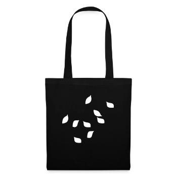 leaves leaf pattern plants nature - Tote Bag - black - Front