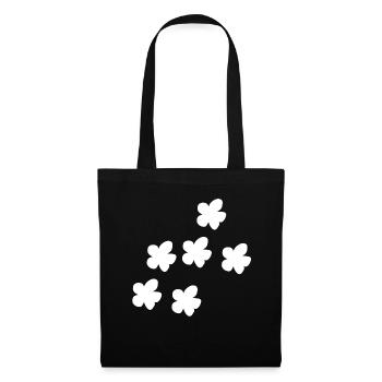 Flower pattern plant symbol nature flowers - Tote Bag - black - Front