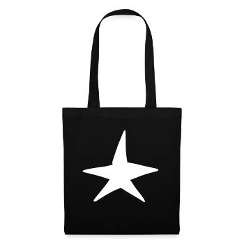 Star Symbol Shape Night - Tote Bag - black - Front
