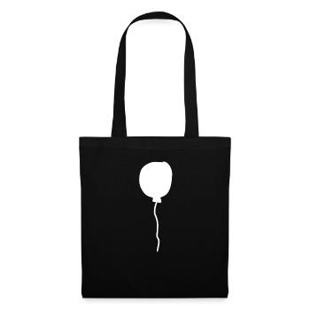 luftballon ballon symbol form - Stoffbeutel - Schwarz - Vorne
