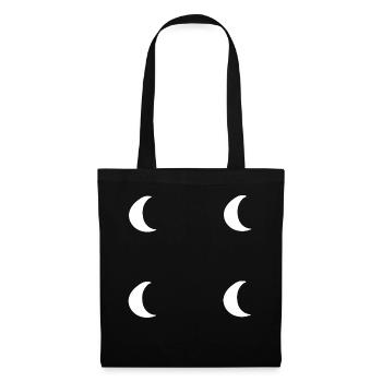 Moon Four Moons Planet Symbol Shape - Tote Bag - black - Front