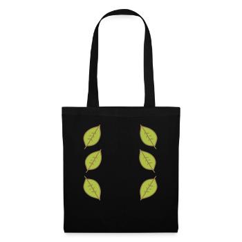 Pattern Leaf Leaves Frame Nature - Tote Bag - black - Front