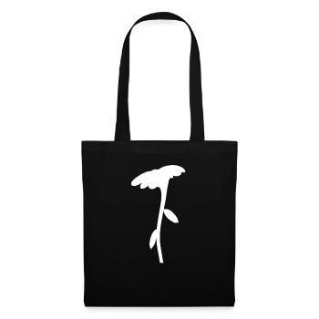 Flower Symbol Blossom Plant Shape - Tote Bag - black - Front