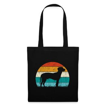 BGS Dog Retro Vintage - Tote Bag - black - Front